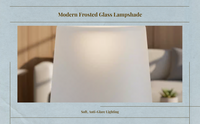 E27 frosted glass lampshade