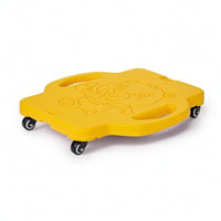 Scooter Board with Rope Smooth Scooter Board with Handles Toy Swivel Sturdy for Children, Gym Class, Kindergarten