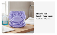 Reusable Mature Diaper Leak Resistant Reusable Mature Cloth Diaper Reusable Incontinence Pants Leak-Resistant Water Resistant