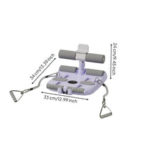 Sit up Bar with Suction Cups Stable Sit-up Bar with Resistance Bands Non-Slip Abdominal Workout Equipment for Home Gym