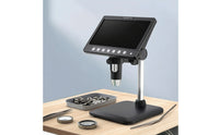 Microscope with Screen 1080P IPS-Type Screen Microscope Bright for Classroom