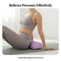 Half Round Foam Cylinder Muscle Relaxation Foam Balance Pad Spine Stretcher Multi-Function Fitness Equipment for Seniors