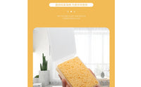 Absorbent Brush Cleaning Sponge with Case Portable Watercolor Brush Cleaner Porous Textured for Artists, Painters, Students, Sketching