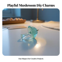 Resin Toadstool Pendants Luminescent in the Dark Resin Toadstool Pendant DIY