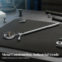 Inspection Mirror Folding Design Extendable Lighted Mirror Versatile Hand Tool for Mechanics, Hard-to-Reach Areas, Machine Maintenance