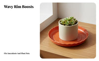 Flower Pot Tray Thickened Plant Tray Sturdy Planter Base for Homeowners, Office Workers, Outdoor, Balcony, Windowsill