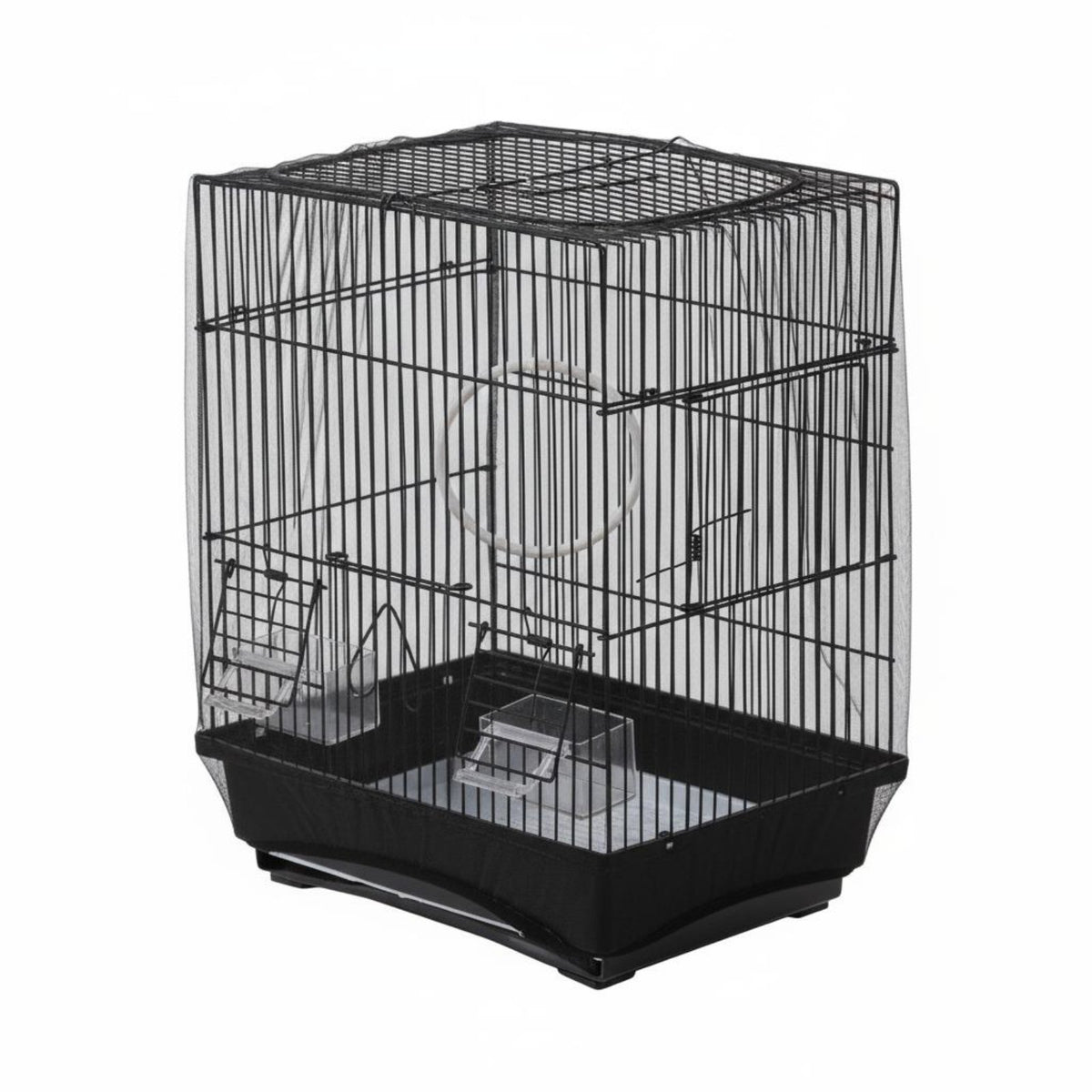 Bird Cage Net Cover Stretchable Design Mesh Guard Easy to Install Pet Supplies Mesh Netting