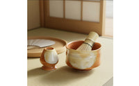 3 Pieces 3-Piece Matcha Set Handmade Ceramics Matcha Bowl Whisk and Holder Set for Beginners