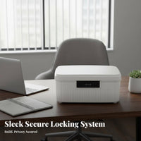 Combination Lock Safe Box Portable with Handles Combination Lock Box for Parents