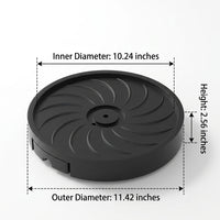 Plant Pot Stand with 6 Casters, Adjustable Plant Stand and Trolley, Solid Round Base Pot Stand for Large Indoor Outdoor Plants, 20-41cm