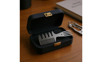 2 Pieces Stainless Steel Styling Comb Flat Design Wide Tooth Styling Comb Rust Resistant Beauty Tool