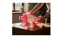 Waterproof Chinese Koi Light Luminous Koi Shaped Lantern 3D Shape Outdoor Lighting Sunproof for Festival, Restaurant