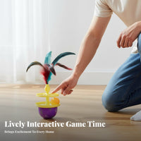 Self-Entertainment Cat Tumbler Toy Boredom Relief Wobble Tumbler Toy Interactive Cat Ball Teaser Stimulates Instinct for Indoor Cats, Kittens
