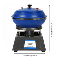 Automatic Adjustment Vibratory Polishing Machine Deburrring Vibratory Tumbler Heavy Duty Vibration Tumbler Electric for Jewelers, Metalworkers, Jewelry Shop, Metalworking, Workshop