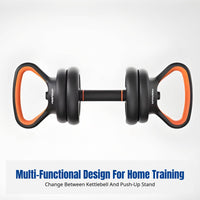 Adjustable Kettlebell Handle Fitness Equipment, Push Up Stand Accessory for Men, Multifunctional Dumbbell Rack