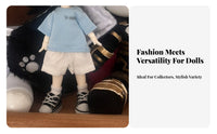 OB11 Doll Shorts Cute Design BJD jean cloth Shorts Wear 1/12 Scale Doll Pants for Hobbyists, Display