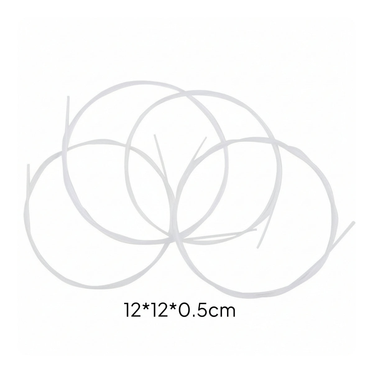 Smooth White Ukulele Strings Clear Tone Lightweight String Set
