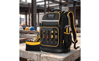 Tool Backpack Heavy Duty Tool Backpack with Laptop Compartment Numerous Pockets Bag for Technicians, Home Handypersons