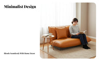 Convertible Floor Sofa Five Position Design Pet Friendly for Apartments