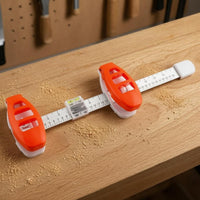 Adjustable Clamps Hanging and Positioning Ruler Printed Measurement Markings Picture Hanging Ruler Handheld Wall Art Aligner Allall-in-All-in-One-Piece
