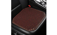 Ventilated Beaded Seat Cushion Cooling Wood Beaded Seat Cushion Anti-Slip Cool for Drivers, Office Workers