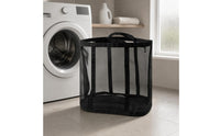 Foldable Laundry Basket Top Handle Portable Clothes Hamper Lightweight