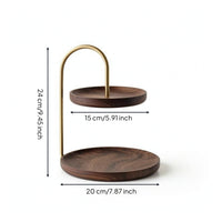 Jewelry Organizer Stand Tray Space Saving Jewelry Display Stand Tray Sturdy Desktop Organizer for Vanity