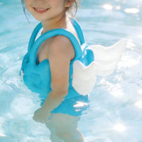 Front Buckle Winged Swim Vest Shoulder Straps Inflatable Swim Vest for Swimming