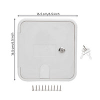 Cable Access Cover Weatherproof Cable Cover with Lock Protected for Wall Installation