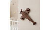 Airplane Coat Hook Space-Saving Airplane Wall Hook Streamlined Coat Rack with Pegs for Entryway, Bedroom