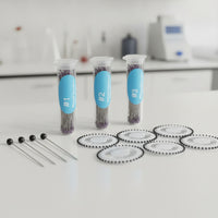 300 Pieces Pins with Tubes Assorted Sizes Stainless Steel Pins Reusable for Hobbyists, Students, Entomology Labs