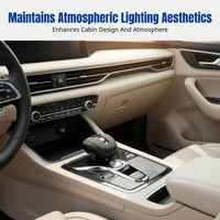 Gear Cover for BYD Qin Plus DM-i/Electric, Silicone Automatic Gear Knob Protector, Decorative Interior Sleeve