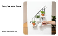 Stair-Shaped vertical shelf Creative home design Decoration Space-Saving for Hallway