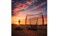 Baseball Training Net 7x7 Sturdy Baseball Hitting Net Carry Bag Included Training Gear for Coaches, Beginners, Backyard, Garage