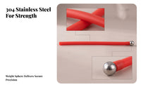 Stainless Steel Silicone Tube with Metal Ball Lightweight Fluid Line