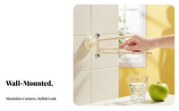 Suction Holder Rag Holder Easy-Mount Installation 3-Bar Rotating Drying Rack Rotate Towel Rack Space-Saving Household Storage
