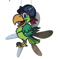 360° Rotation Wooden Creature Wind Whirligig Easy to Hang Cute Creature Whirligig Colorful Design Yard Hanging Decor 3D Effect for Garden, Patio