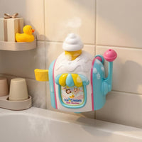 Soft Serve Ice Cream Bubble Maker Rounded Wall-Mounted Bubble Maker for Bathroom