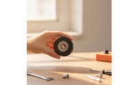 Roller Wheel with Bearing Replacement Rubber Coated Roller Heavy Duty for Technicians, Sliding Doors