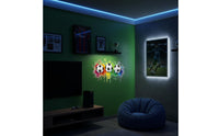 Soccer Ball Wall Decal Easy to Apply Colorful Football Wall Art Removable Graffiti Design Football Decal for Kids, Teens, Bedroom, Playroom, Nursery