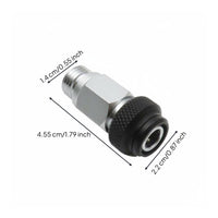 Chromed Brass Second Stage Quick Disconnect Chrome Plated Regulator Quick Disconnect Fitting Long-Lasting