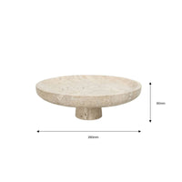 Fruit Tray Sculptural Stone Tray Tabletop Ornament Polished Centerpiece Smooth for Coffee Table, Entryway