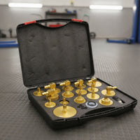 17 Pieces Brake Fluid Exchange Connector Kit Leak-Resistant Brake Fluid Bleeder Adapter Vehicle Brakes System Connector for Home Mechanics