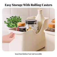 Expandable Pan Rack with casters Adjustable Dividers Kitchen Organizer for Adults