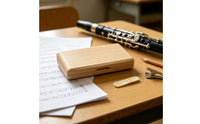 Oboes Cane Case Hinged Wooden Woodwind Component Case Compact for Students, Artists