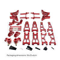 Metal Anodized Chassis Support Parts Kit Rod Set for 1/12 UD1201 UD1202 -12PRO
