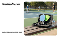 Pickleball Paddle Bag Large Capacity Pickleball Paddle Case Hard Shell Racket Case Safeguarding Sports Accessory Spacious
