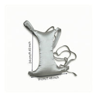Chest Support Cushion Contoured Chest Cushion with Straps Soft Slim Design for Sleeping, Resting