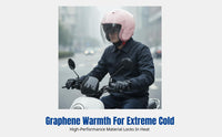 Certified Electric Full Coverage Helmet, Winter Warmth, Large Size, Anti-Fog, Unisex, Adjustable Fit