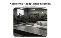 DIN7603 Copper Gasket Secure Closure Copper Closure Ing Washer Metric Closure Ing Compressible Washer Kit Leak-Resistant Oil